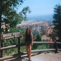 Kylie at bryce Canyon