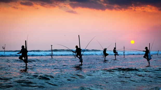 Stilt fishermen