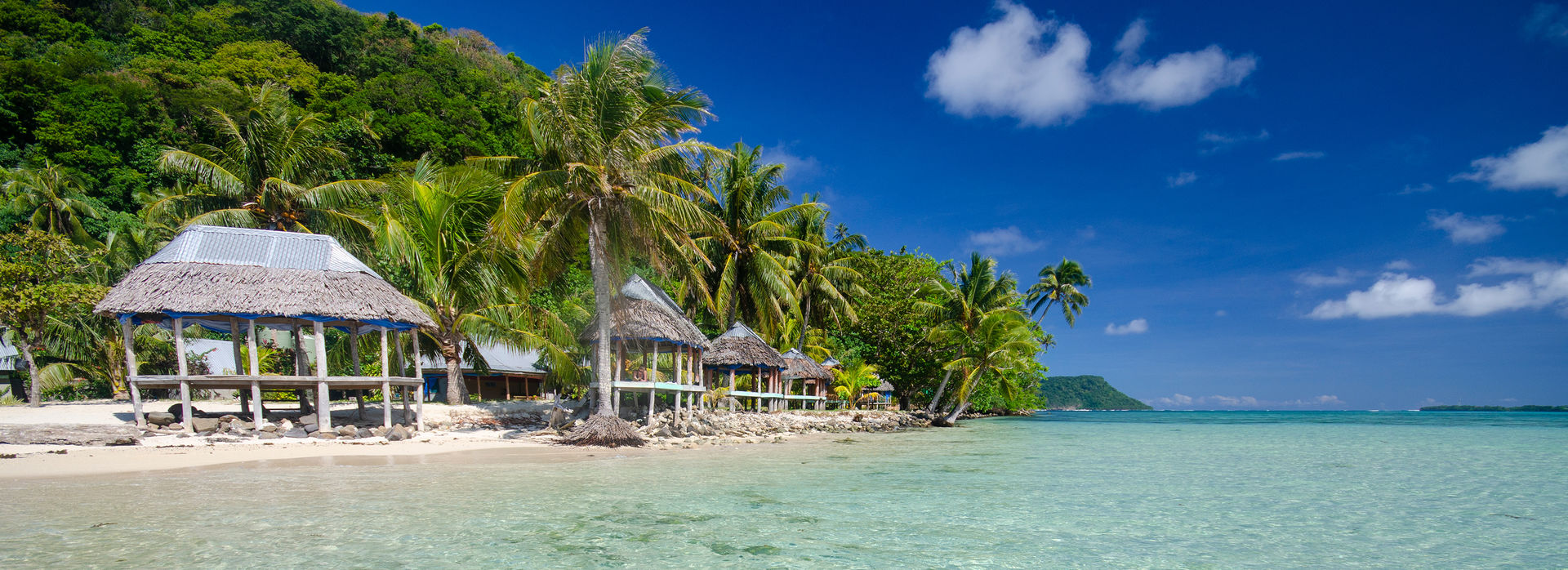 Stay in a beach fale in Samoa
